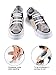 6 Pairs No Tie Shoelaces Silicone Elastic Athletic Sport Shoe Lace (Black, White, Brown)