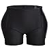 YIANNA Womens Tummy Control Panty Underwear Pads Butt Lifter Shaper Fake Butt, A1117-Black-XL
