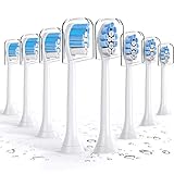 Replacement Toothbrush Heads, 8 Pack Compatible with Sonicare Brush Heads, Fits 2 Series, 3 Series, Electric Toothbrush Assorted Heads, Diamond Clean, Flexcare, Healthywhite, EasyClean