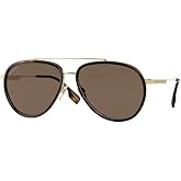 BURBERRY Oliver BE3125 Aviator Sunglasses for Men +BUNDLE with ACCESSORY EYEWEAR KIT