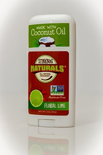 Stinkbug Naturals Floral Lime Natural Deodorant Aluminum free No Parabans