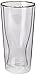Bodum 2 Piece 12 oz SKAL Double Wall Glass, Clear
