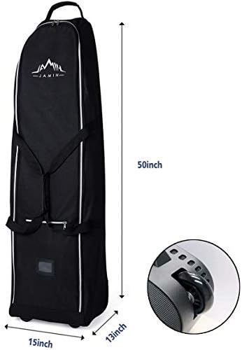 Himal Soft-Sided Golf Travel Bag - Heavy Duty 600D Polyester Oxford Wear-Resistant, Excellent Zipper Universal Size with Wheels 2 Himal Soft-Sided Golf Travel Bag - Heavy Duty 600D Polyester Oxford Wear-Resistant, Excellent Zipper Universal Size with Wheels