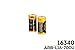 2 Pack Fenix ARB-L16-700U 700mAh direct USB rechargeable 16340 (RCR123) Li-ion (built-in charging circuit) batteries with Edisonbright BBX3 battery case