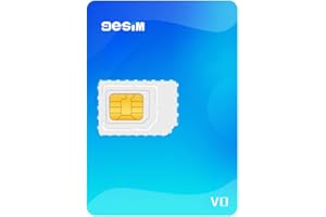9esim v0 esim adapter for unlocked android phone international travel europe usa japan china unlimited data sim card pre-cut for easy use (physical eSIM card)