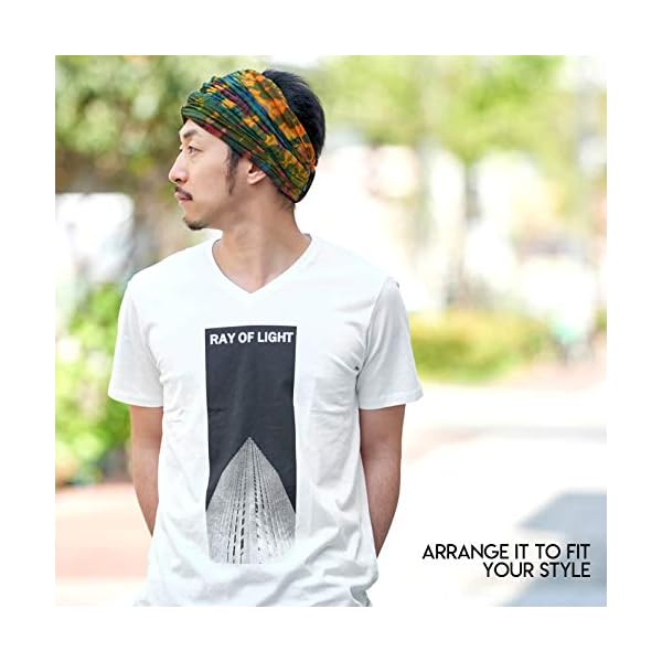 Casualbox Tie Dye Cinta Para El Pelo Hippie Moda Elástico Cabeza Envolver Tapa 60'S 70'S Retro Bandana Psicodélico Flor… | DeHippies.com