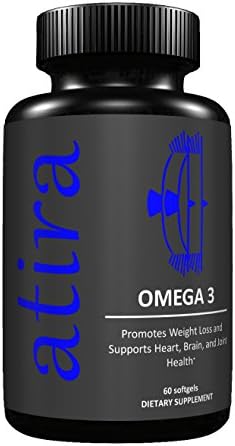 Omega 3 Fish Oil Nutritional Supplement - Essential Fatty Acids with EPA & DHA - 100% All Natural. Capsules for Brain, Memory, Focus, Cognition, Joints, Eyes & Skin - 1% for the Planet Member