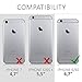 kwmobile Case Compatible with Apple iPhone 6 / 6S Case - Soft Slim Protective TPU Silicone Cover - Neon Orange