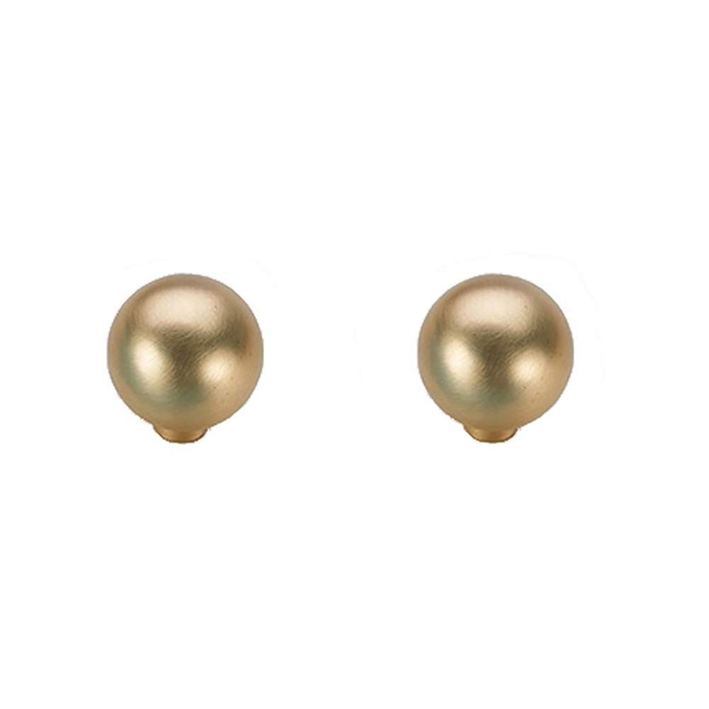 BOZONLI Drawer Knobs, Copper Brushed Kitchen Door Handles Drawer Pulls Cupboard Knobs Cabinet Handles (φ24mm, 2 Pack) — image 1