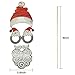 2020 Christmas Party Photo Booth DIY Props On A Stick Kit,Pack of 47 Pcs,Selfie Prop for New Year