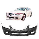 MBI AUTO - Primered, Front Bumper Cover Fascia for 2004 2005 Acura TSX 04 05, AC1000145