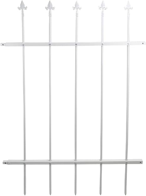 Amazon ガーデンフェンス 鉄製組立式クラシカルフェンス 白3枚 アイアン ガーデニング 庭 ガーデン 柵 簡易組立式 連結可能 国華園 Diy 工具 ガーデン Amazon ガーデンフェンス 鉄製組立式クラシカルフェンス 白3枚 アイアン ガーデニング 庭 ガーデン 柵 簡易組立式 連結可能 国華園 Diy 工具 ガーデン