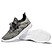 YHOON Men's Knit Sports Running Shoes Lace up Athletic Shoes