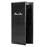 NEW Restaurant Waitstaff Waiter Waitress Double Panel Check Holder (Black) Good Quality
