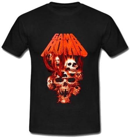 Gama Bomb Trash Metal Band Graphic Tee Shirt Mens Short Sleeves T Shirts Casual Tops Fashion Clothing White