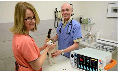 VS2000V Veterinary 7.1" Vital Signs Monitor with ECG, SPO2, NIBP,Temp, RESP, PR