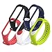 5 Pcs Xiaomi Mi Band 4 Strap Bracelet Replacement Silicone Strap for Xiaomi Mi 3/4 Band Smart Watch Wristband Waterproof Wearable Breathable (Color 2)