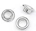Housweety 250 Pairs Silver Tone Cores Fit Glass Beads(5.6mm Hole)