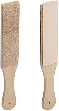 Leather Strop With Wood Handle Leather Strop Compound Leather Strop With Compound Paddle Strop Sharpening Knife Compound Leathercraft Swivel Knife