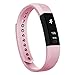 Teslasz Fitness Tracker, Sleep Monitor Calorie Counter Pedometer Sport Activity Tracker for Android and iOS Smart Phone,Pink