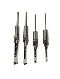 4-Piece Mortising de la carpintería cincel Set Bit 1 4-to-1 2-inch 6 12,7 mm)