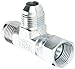 Eaton Aeroquip 203102-8-8S Swivel Nut Run Tee, JIC 37 Degree End Types, Carbon Steel, 1/2 JIC(f) x 1/2 JIC(m) End Size, 1/2