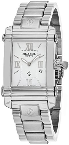 Charriol Women's 'Columbus' Swiss Quartz Stainless Steel Dress Watch, Color:Silver-Toned (Model: CCSTRH.920.830)