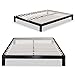 ZINUS Arnav Metal Platform Bed Frame, Wood Slat Support, No Box Spring Needed, Easy Assembly, Black, Twin
