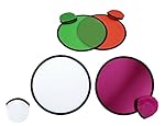 (12 Pack) 1 Dozen Toy Pocket Fan Flying Disc With Pouch, Flexible Flyer, Mix 4 Color Frisbee ( White, Red, Green, Pink )