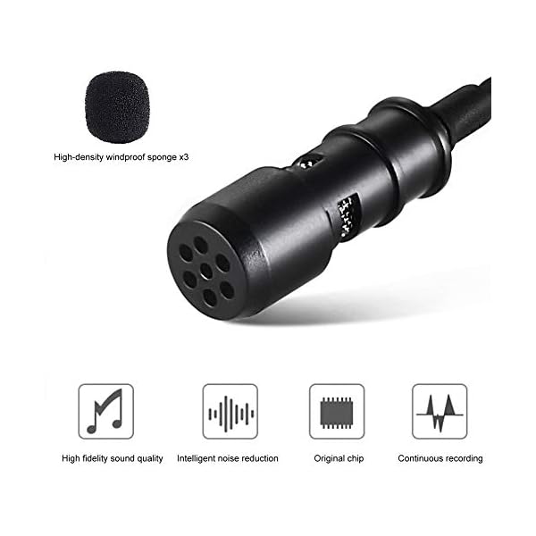 Lavalier Mikrofon, PChero Typ-C Clip on Revers Omnidirektionales Kondensatormikrofon für Smartphone Aufnahme Interview… – Bild 4