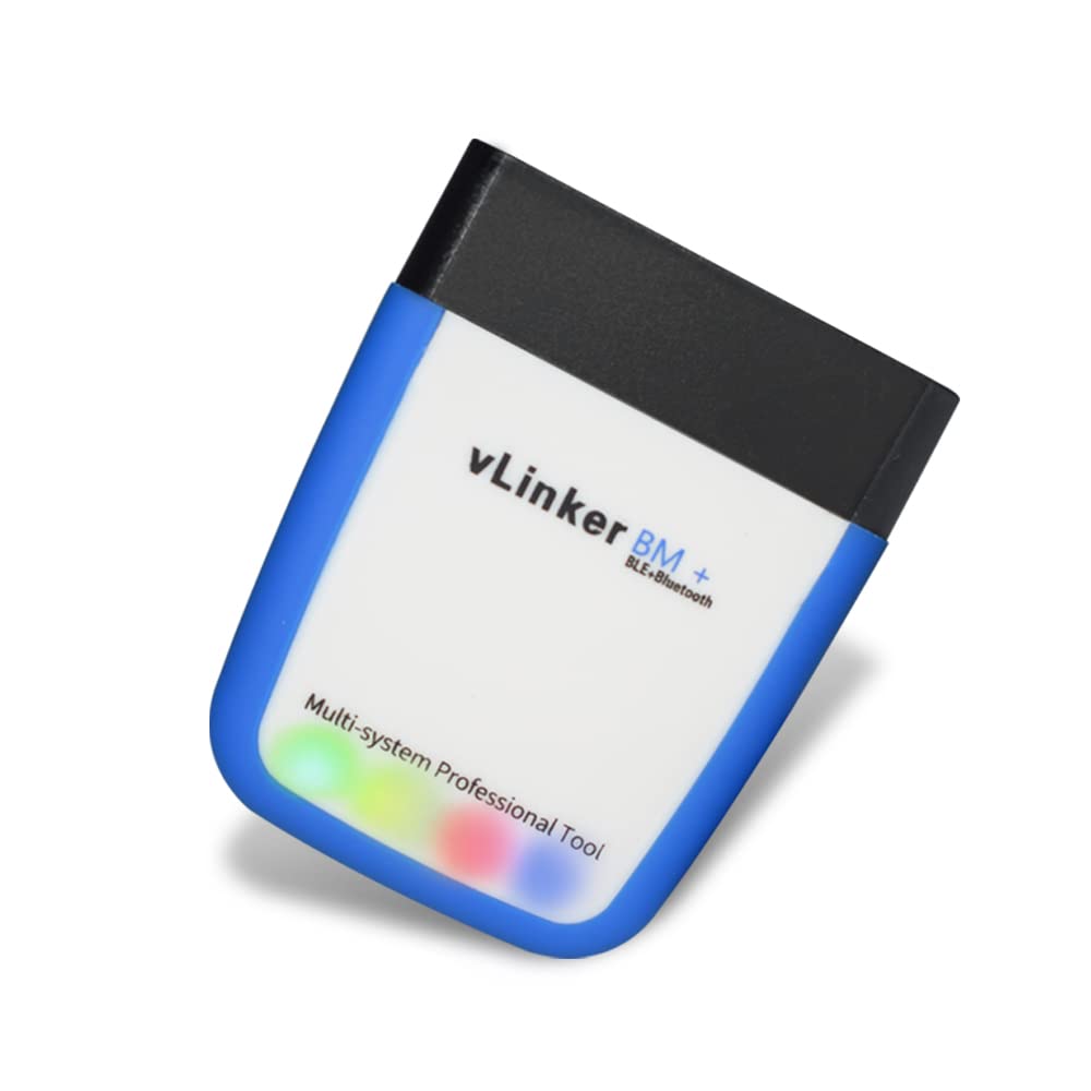 TONWON OBDII Bluetooth vLinker BM+ OBD Scanner OBD2 Diagnostic Tool Check Engine Light for Android, IOS & Windows (Bluetooth 4.0)