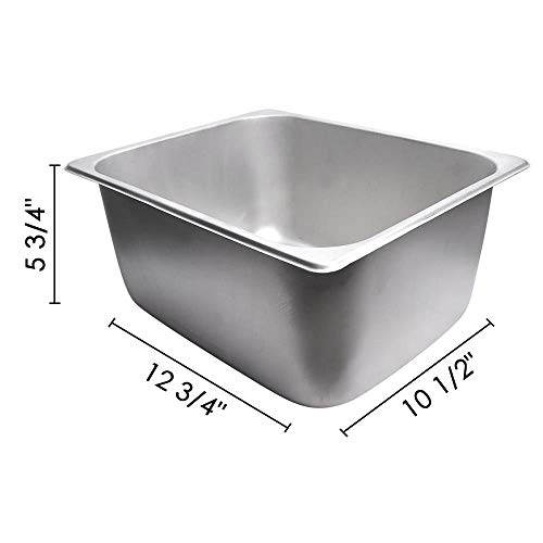 WeChef 12L 5000W Stainless Steel Electric Countertop Deep Fryer Dual Tank Basket for Commercial Restaurant