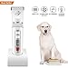 AFBEST Dog Clippers, Professional Pet Hair Grooming Clippers Low Noise Rechargeable Cordless Electric Hair Clippers (White)