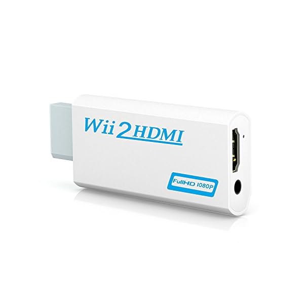 Adaptateur Wii vers HDMI, GANA Wii vers HDMI Convertisseur connecteur
