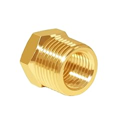 Hooshing 6PCS Brass Reducing Hex Bushing 3/8" NPT