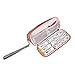 BUBM Universal Unisex Cord Handbag Case Makeup Cosmetic Storage Bags Pouch Travel Kit Organizer, Grey, Small