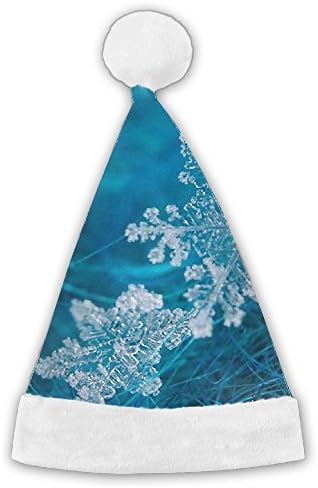 Mkid Snowflake Holiday Theme Hats Christmas Santa Hat 3D Graphic Printed For Adults And Children