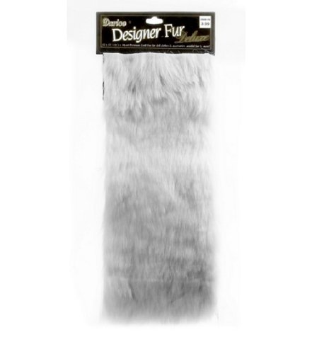 UPC 082676805844, Darice Designer Fur Deluxe12 Inch x15 Inch - White