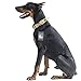 OneTigris Tactical Dog Collar with Handle and UTX-duraflex Buckles Adjustable Nylon Collar Fit Medium to Large Dog with 17'' - 24.2'' Neck Girth (Tan)
