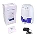 LATITOP 500ml Small Electric Dehumidifier Quiet Operation, Auto Shut-off, Compact Portable Mini Air Dehumidifier for Bathroom, RV, Basement, Closet, Bedroom, Small Laundry Room