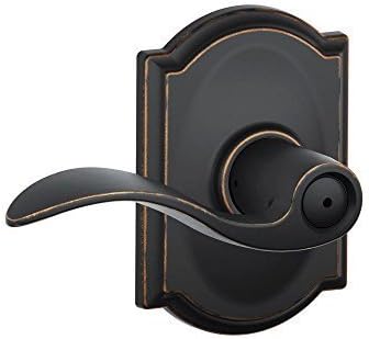 Accents F40 V ACC 716 CAM Camelot Collection Accent Aged Bronze Bed and Bath Lever by Accents