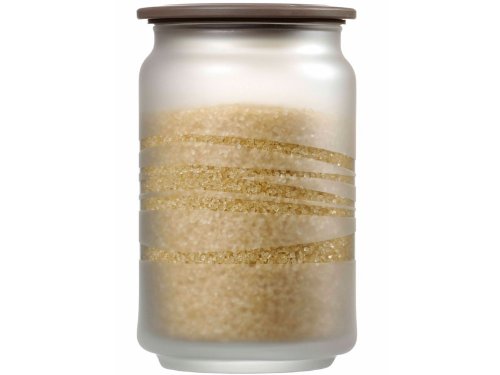 Vacuumsaver C1000FB Translucent Glass Boat, Coffee, 10x10x18 cm