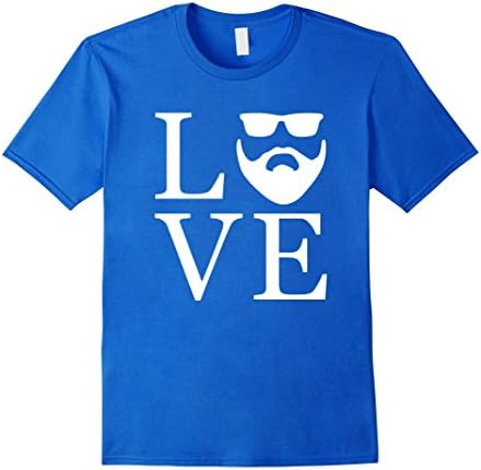 Mens I Love Beards Shirt, I Love His Beard T Shirt For Men, Women XL Royal Blue
