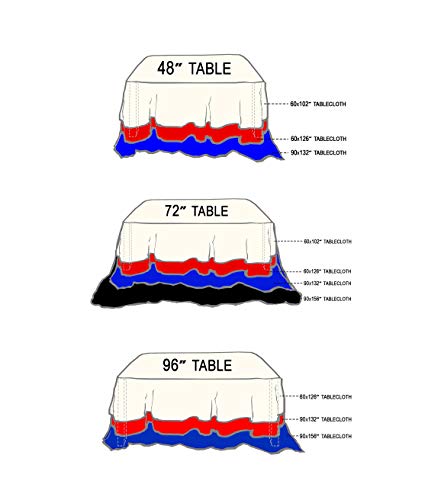 3 Craft+Party+Rectangular+Polyester+Table