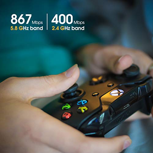 EDUP USB 3.0 WiFi Adapter 1300Mbps Dual Band Wireless Network Adapter 802.11 AC 6dBi Antenna for Desktop PC Wi-Fi Dongle Compatible Windows 10/7 /8/8.1 /XP Mac OS X 10.6-10.15