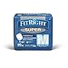 FitRight Super Adult Incontinence Underwear, Maximum Absorbency, Medium, 28-40, 4 Packs of 20 (80 Total)