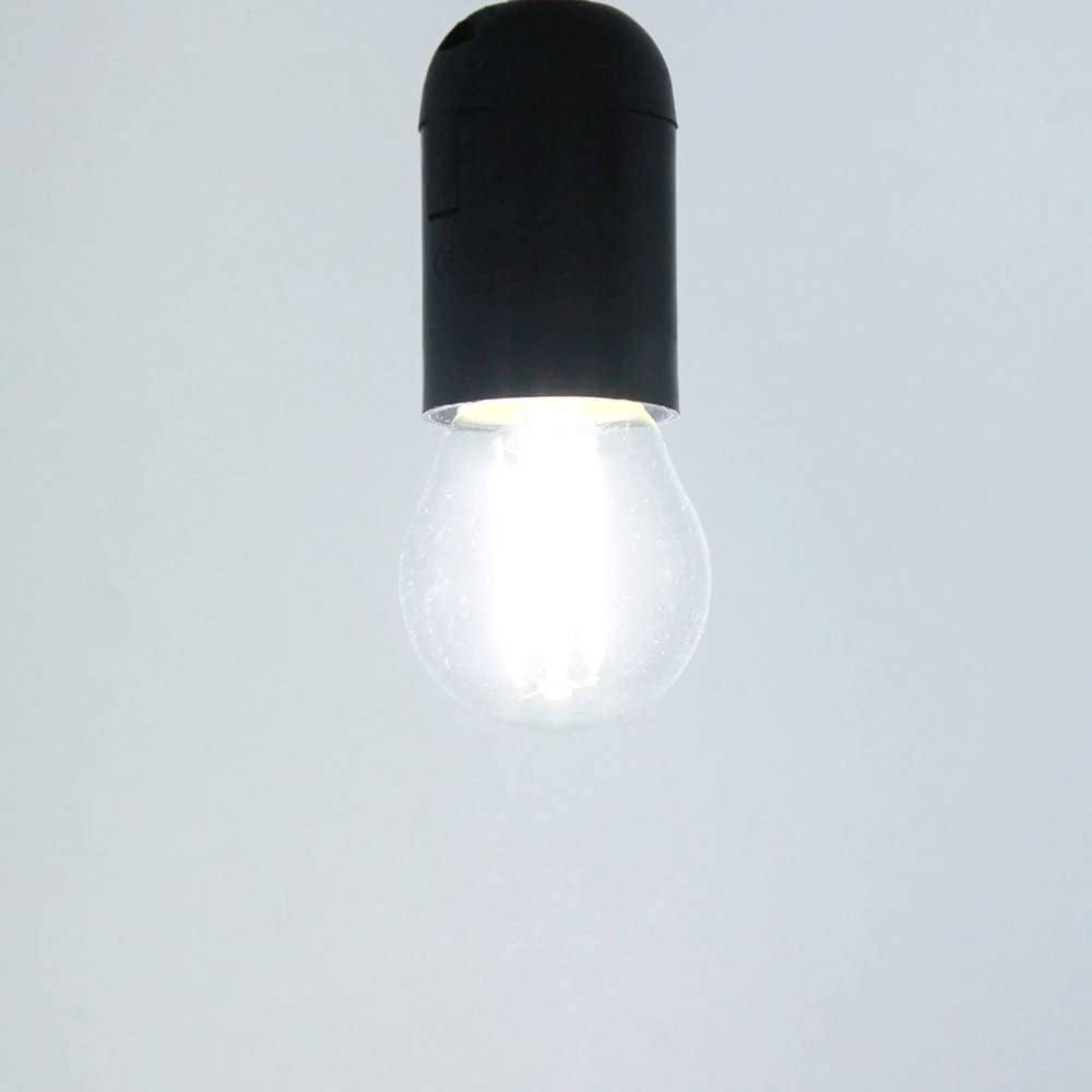 ZFQ 4W G45 E27 LED Filament Golfball Bulb, Cool White 6500K Edison Screw 40W Incandescent Equivalent - Image 4