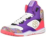 Zumba Women's Energy Boom High Top Dance Workout Sneakers with Enhanced Comfort Support, Lavender, 8