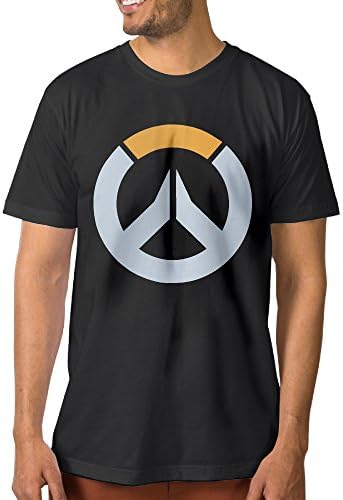 SUEPER Men's Video Game Logo Sports Shirt T-Shirts Black M