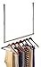 ClosetMaid 31220 Double Hang Closet Rod, Nickel